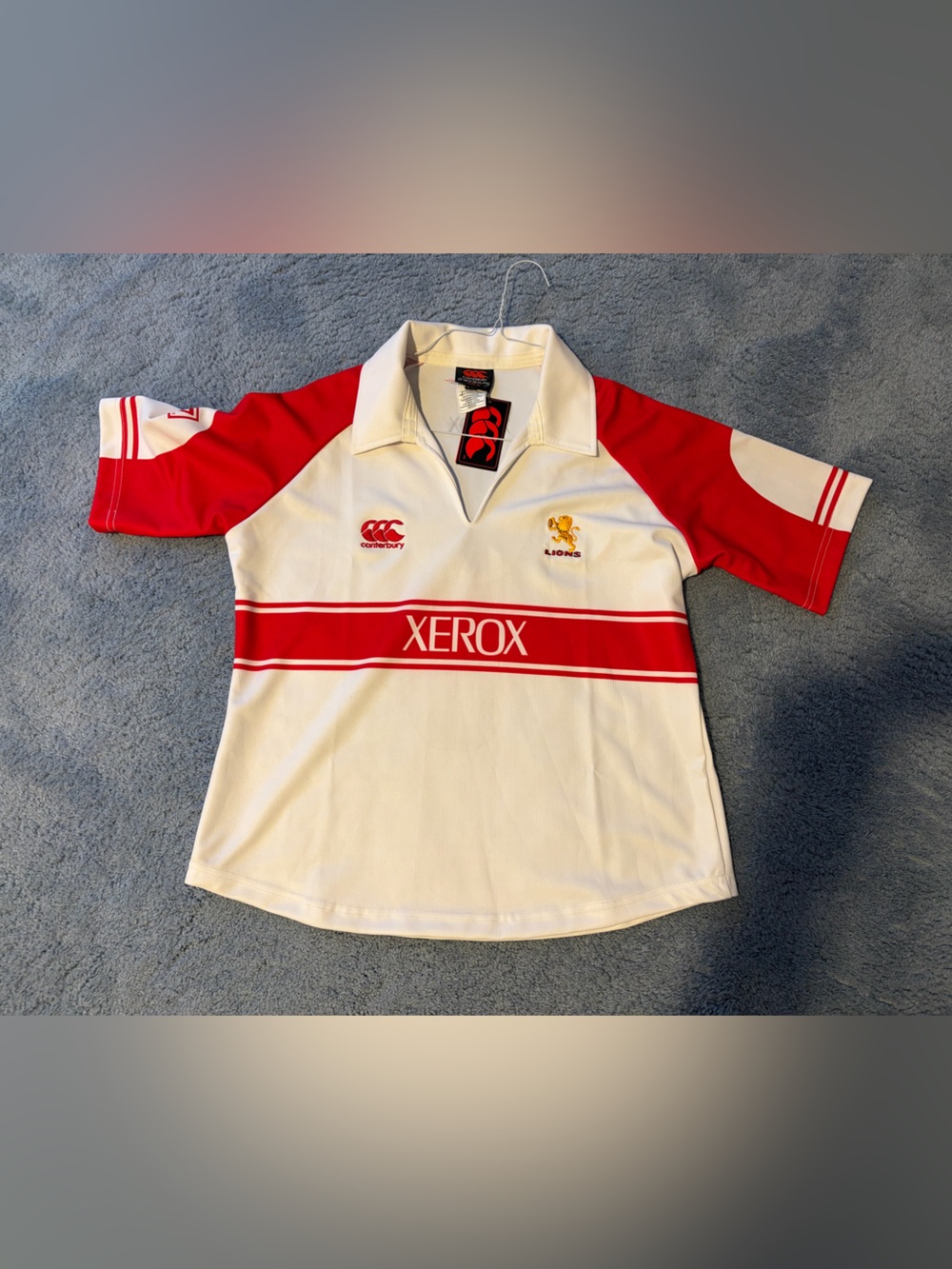 NWT Size L South Africa Golden Lions CCC Canterbury Rugby Shirt Jersey